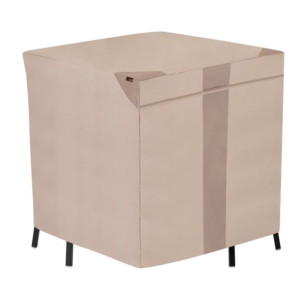 Modern Leisure Monterey Patio Bar Table & Chair Set Cover, 66 in. L x 64 in. W x 34 in. H, Beige 2915
